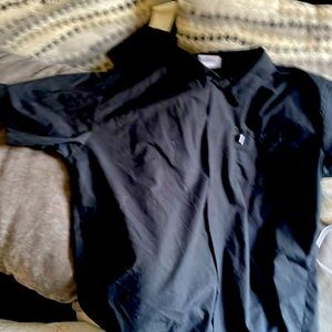 2xl uncommon thread , black dress shirts , used slightly 2 of them.
